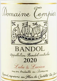 Domaine Tempier Bandol Lulu & Lucien Rouge 2020